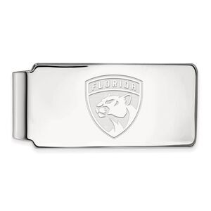 Sterling Silver NHL Florida Panthers Money Clip